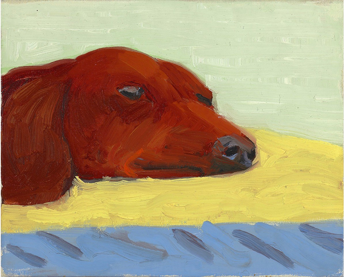 David Hockney, Dog Painting #35, 1995 © David Hockney Foundation.jpg